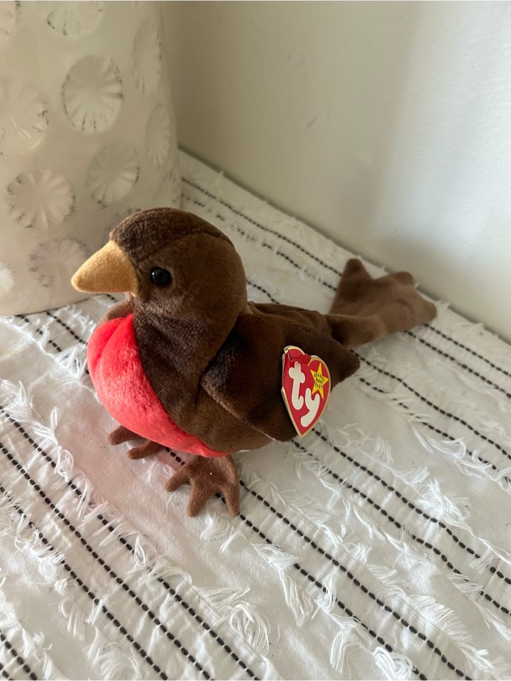 Ty 1997 Early the Robin Beanie Baby Vintage Plush Collectible
